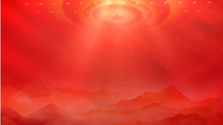 大气红色党政党建山水背景视频