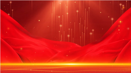 大气党政党建红绸粒子背景视频