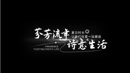 文艺清新光效字幕AE模板