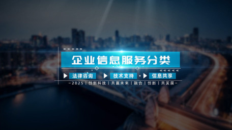 简洁光效商务项目介绍字幕条AE模版