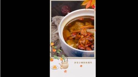 秋冬养生<strong>图文</strong>宣传短视频AE模板