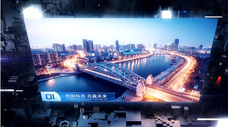 高端三维工业制造业<strong>图文</strong>宣传片AE模版