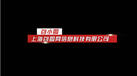 简洁AE模板党政宣传字幕花字