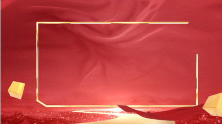 红色<strong>党政</strong>新闻采访边框背景视频