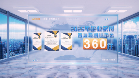 清新明亮企业年终数据图表展示AE模板