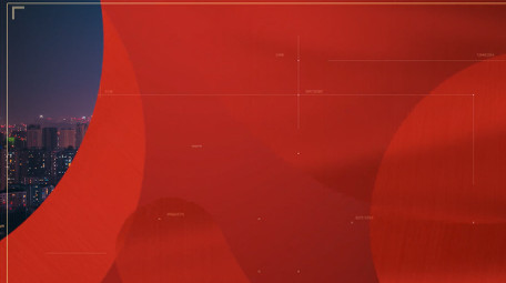 大气红色企业数据<strong>图文</strong>pr模板