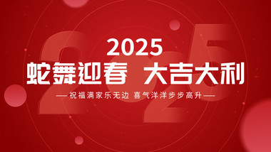 喜庆蛇年新年祝福<strong>快闪</strong>AE模板