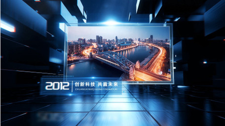 三维<strong>科技</strong>穿梭<strong>图文</strong>宣传片AE模版