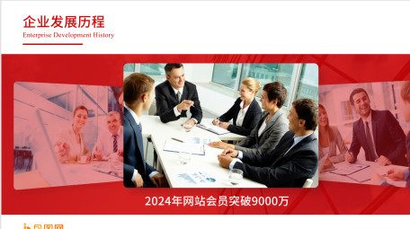 扁平风商务企业项目展示AE模板