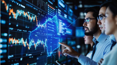 现代金融科技高清背景素材