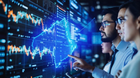 现代金融科技高清背景素材