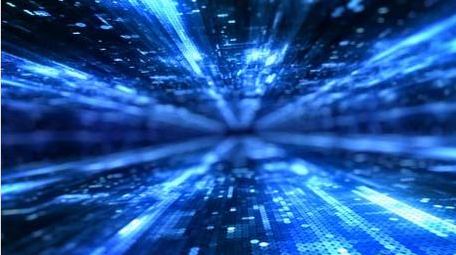 简洁空间穿梭效果科技片头AE模板