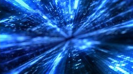 简洁空间穿梭效果科技片头AE模板