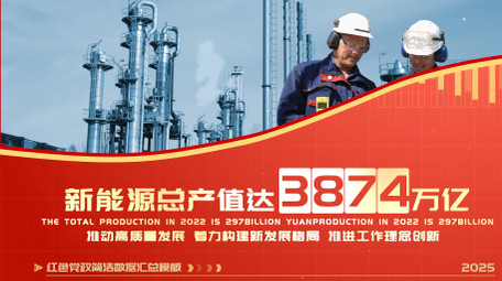 简洁<strong>党政</strong>年终数据展示pr模板