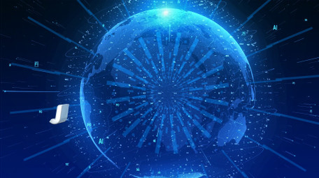 大气穿梭数字科技片头AE模板