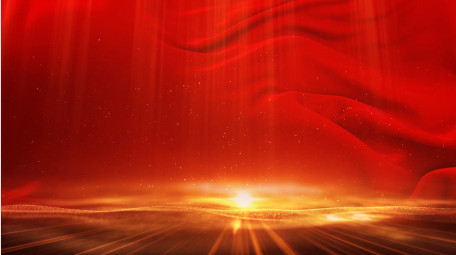 震撼党政红绸晚会背景模板