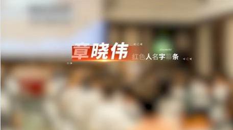 新时代红色党政字幕条字幕花字