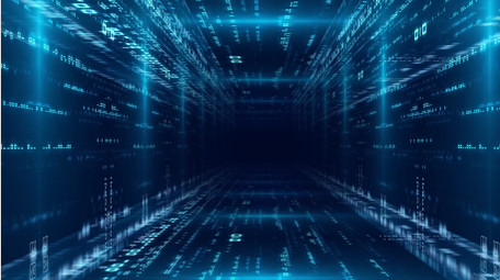 互联网数据穿梭科技空间感背景视频