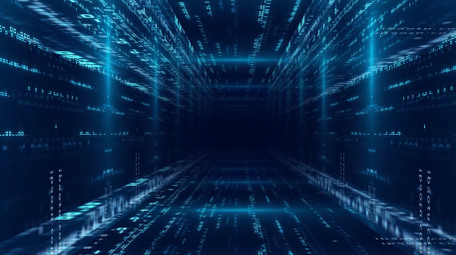 互联网数据穿梭科技空间感背景视频