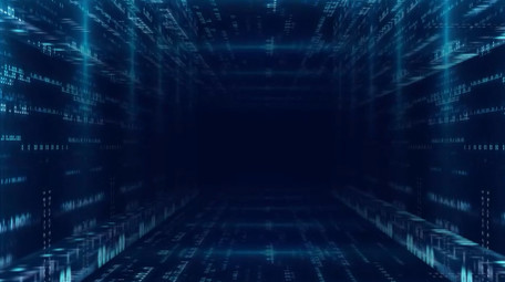 互联网数据穿梭科技空间感背景视频