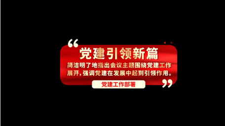 党政新闻报道字幕花字AE模板