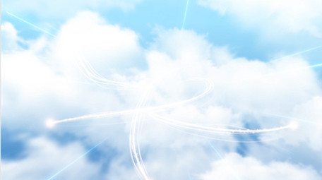 大气光线云层穿梭创意科技片头AE模板