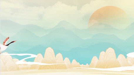 简洁意境水墨国潮古风片头AE模板