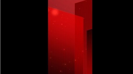 红色简约重要通知竖版视频