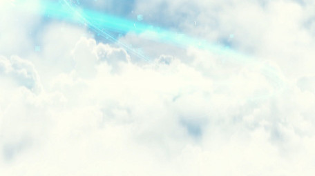 云层穿梭乡村红绸标题AE模板