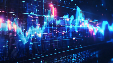 大气金融股票分析视频素材