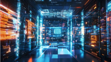 大气金融股票数字走势视频素材