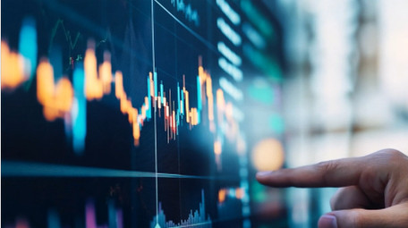 大气金融经济股票走势视频素材