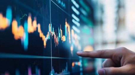 大气金融经济股票走势视频素材