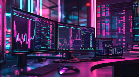 大气金融商务数据分析视频素材