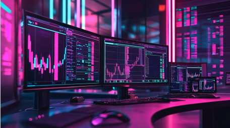 大气金融商务数据分析视频素材