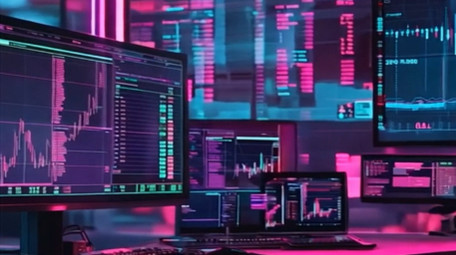 大气金融商务数据分析视频素材