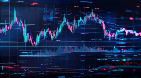 大气金融市场股票交易视频素材
