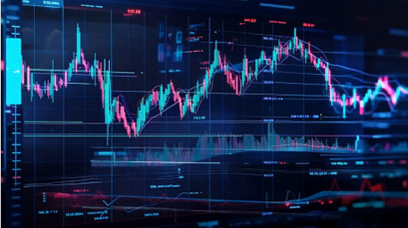 大气金融市场股票交易视频素材