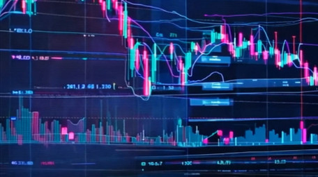 大气金融市场股票交易视频素材