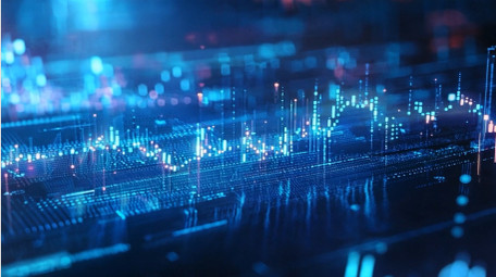 大气科技基金数据动态视频素材