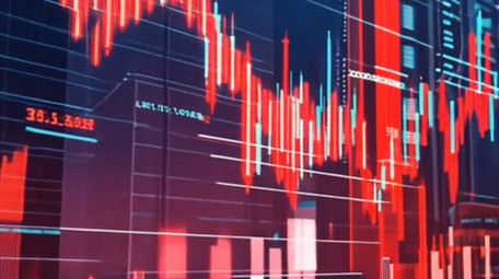 大气科技金融K线视频素材