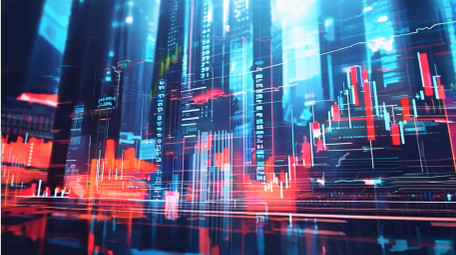 大气科技金融大数据视频素材