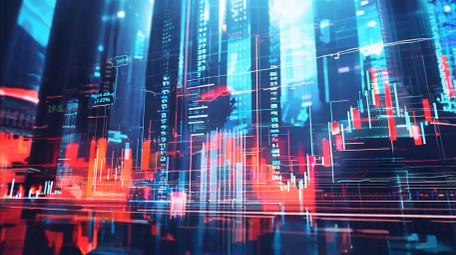 大气科技金融大数据视频素材