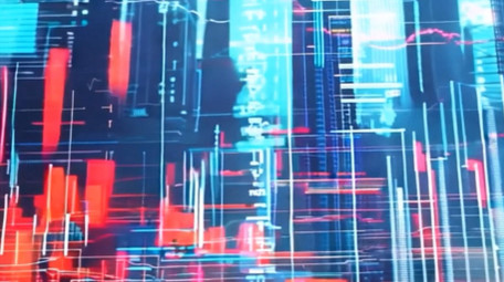 大气科技金融大数据视频素材