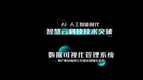 人工智能商务宣传片角标字幕条模板
