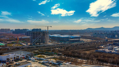 北京地标建筑城市发展建设延时实拍