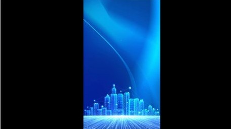 粒子光线穿梭科技标题竖版视频