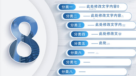 清晰明亮企业板块介绍AE模板