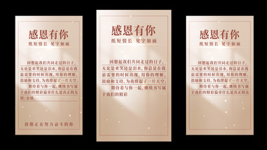 唯美光影书信竖屏AE模板