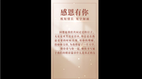 唯美光影书信竖屏AE模板